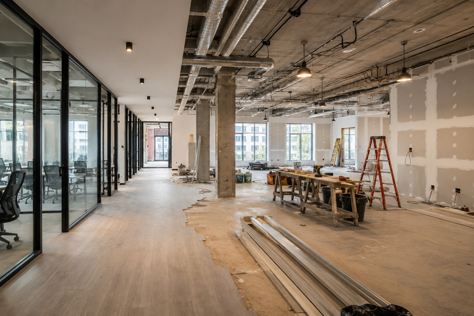 Building work coordination